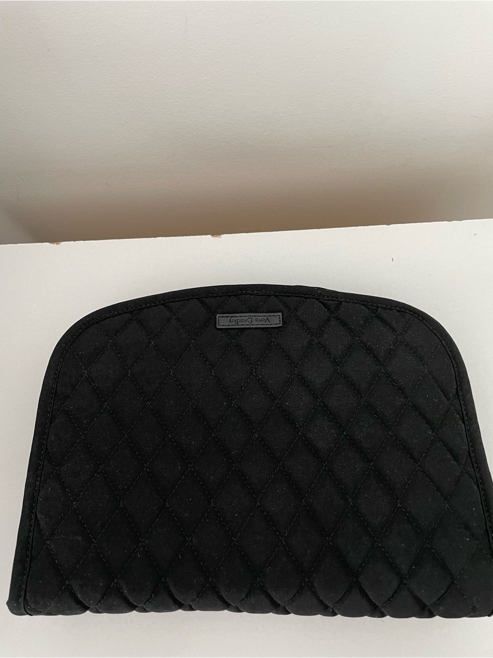 Vera Bradley Black Quilted travel toiletry and cosmetic pouch - NWT!